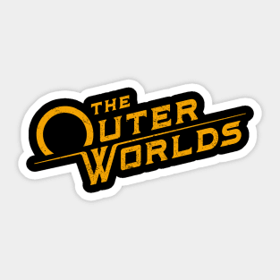 The Outer Worlds logo [Texturized] Sticker